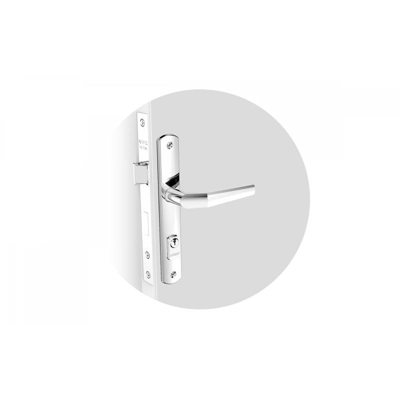 Fechadura Soprano EXT CX21 520 CR - 44520 - Fechadura e Maçaneta
